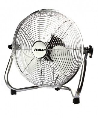 Ventilador de suelo 35cm dia. cromo