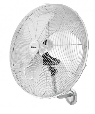 Ventilador de parede com 50 cm de diâmetro. cromada