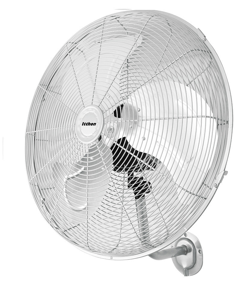 Ventilador de parede com 50 cm de diâmetro. cromada