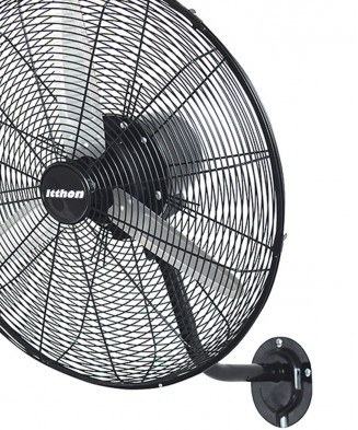 Wall fan 35cm dia. black