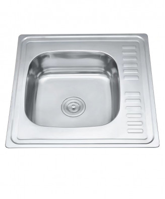 Single bowl sink with...