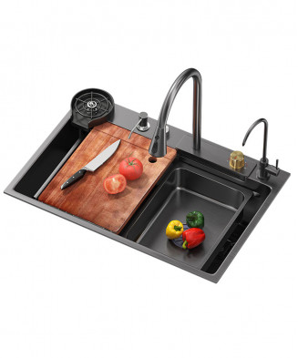 1 bowl sink + black...