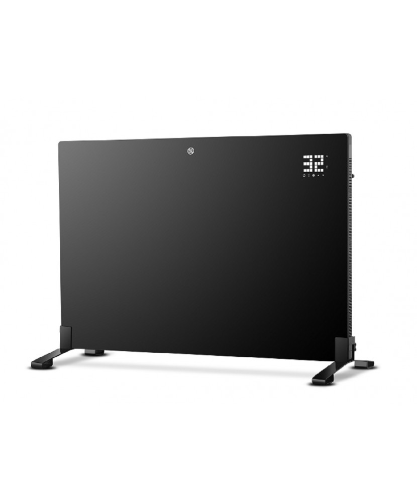 Emissor térmico de vidro preto 630W