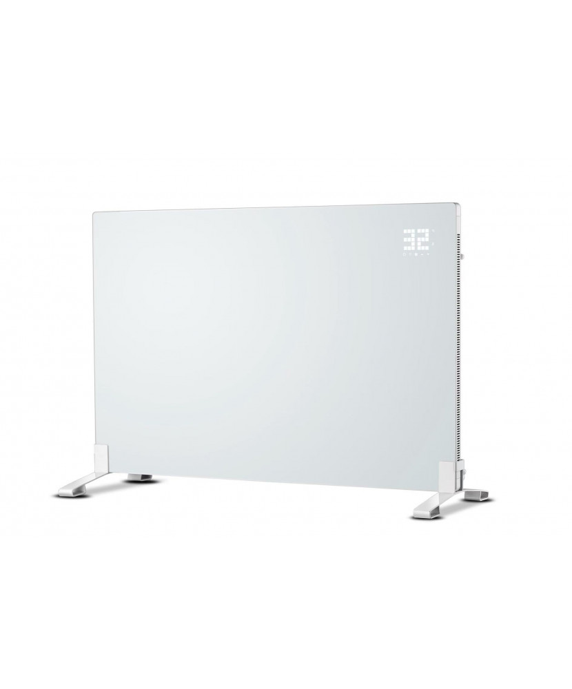 Emissor térmico de vidro branco 630W