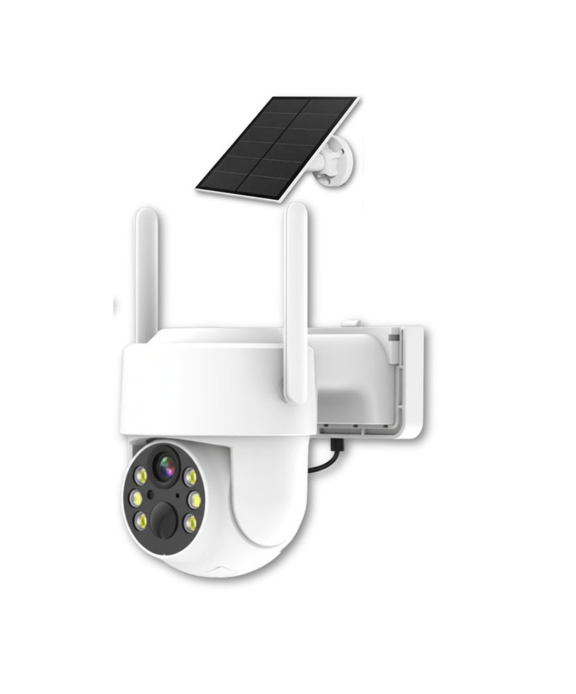 Cámara solar de exterior con visión nocturna