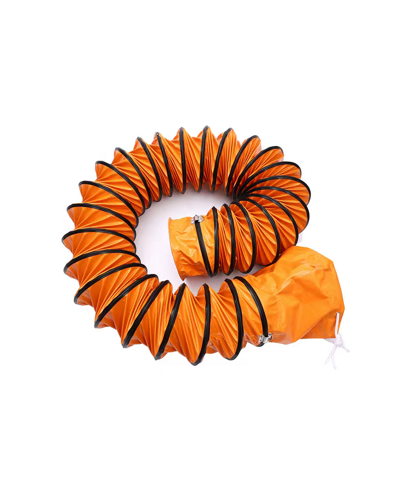 Flexible PVC duct for an extractor fan