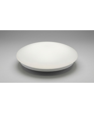 Luminária de teto circular LED com 25 cm de diâmetro.