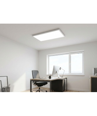 Pantalla LED rectangular con marco metálico