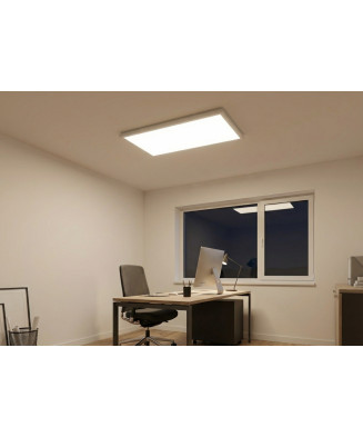 Pantalla LED rectangular con marco metálico