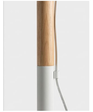 Lámpara de pie con dos focos orientables